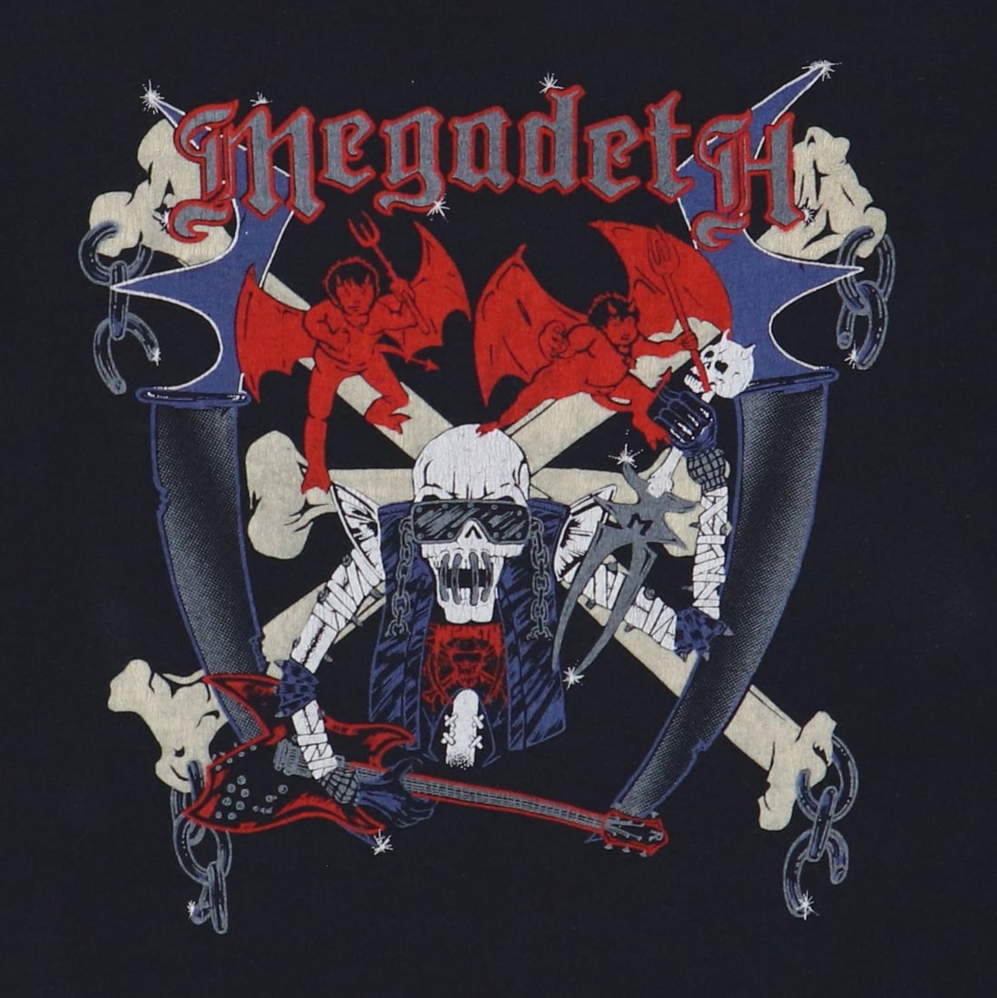 Shirt 1980s Megadeth Live For Metal Die For Megadeth - 3