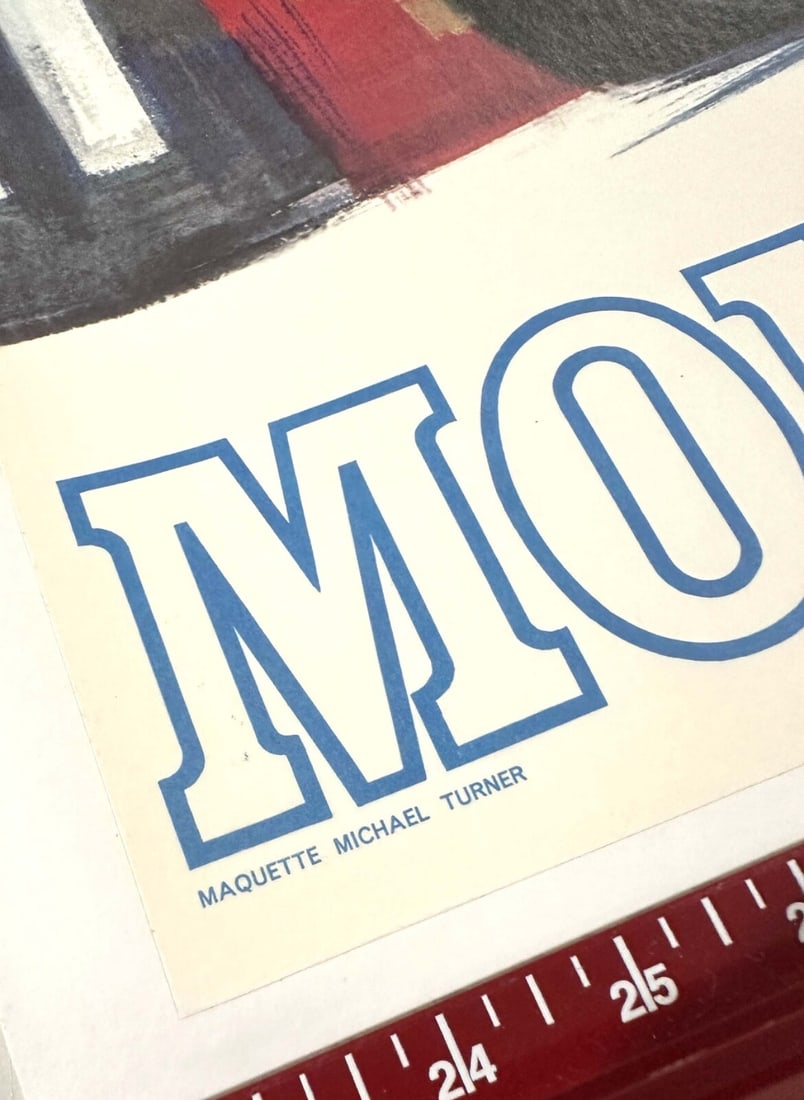 Poster Monaco Grand Prix 1968 Michael Turner Original Printing Auto Racing - 4