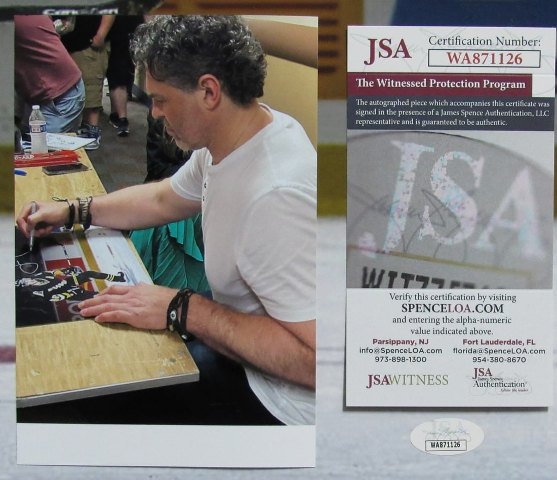 179773 Jaromir Jagr Autographed 16x20 Photo Pittsburgh Penguins JSA - 3