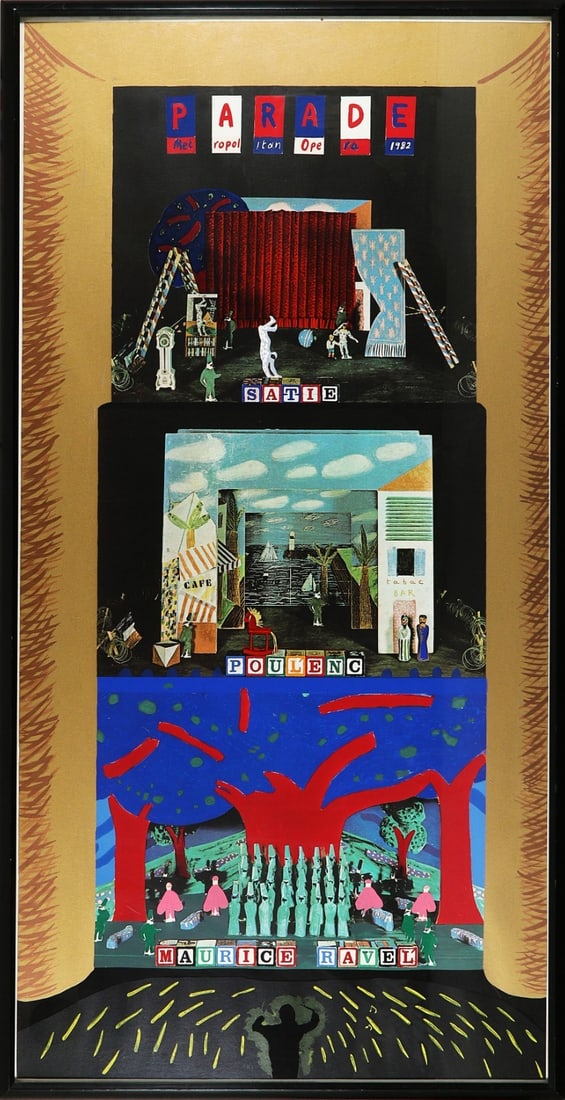 Silkscreen David Hockney "Parade: Metropolitan Opera" 1982 Offset Lithograph &: Silkscreen David Hockney "Parade: Metropolitan Opera" 1982 Offset Lithograph & This listing features Silkscreen David Hockney "Parade: Metropolitan Opera" 1982 Offset Lithograph &. Item specifics are