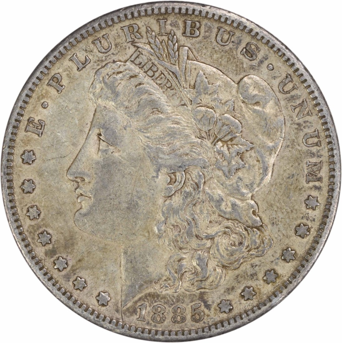 Uncertified 1885-S Morgan Silver Dollar Choice EF (1 of 2)