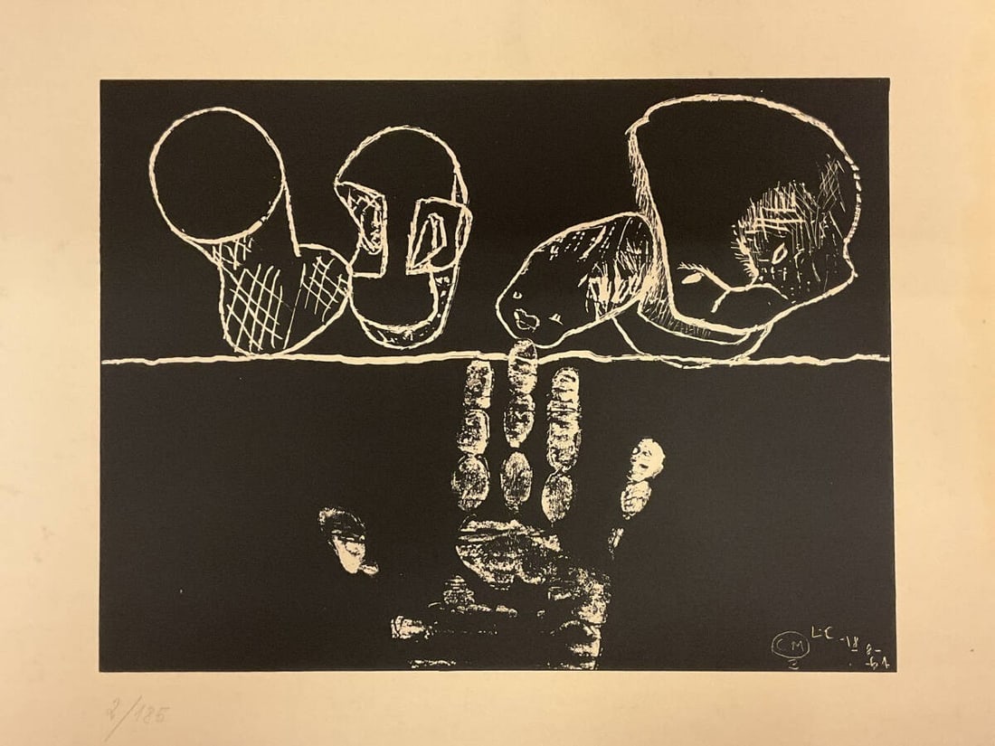 Original Le Corbusier Lithograph Print Edition 2/ 185 - 2