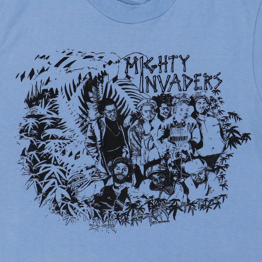 Shirt 1980s Mighty Invaders Playing for Jah People - 3