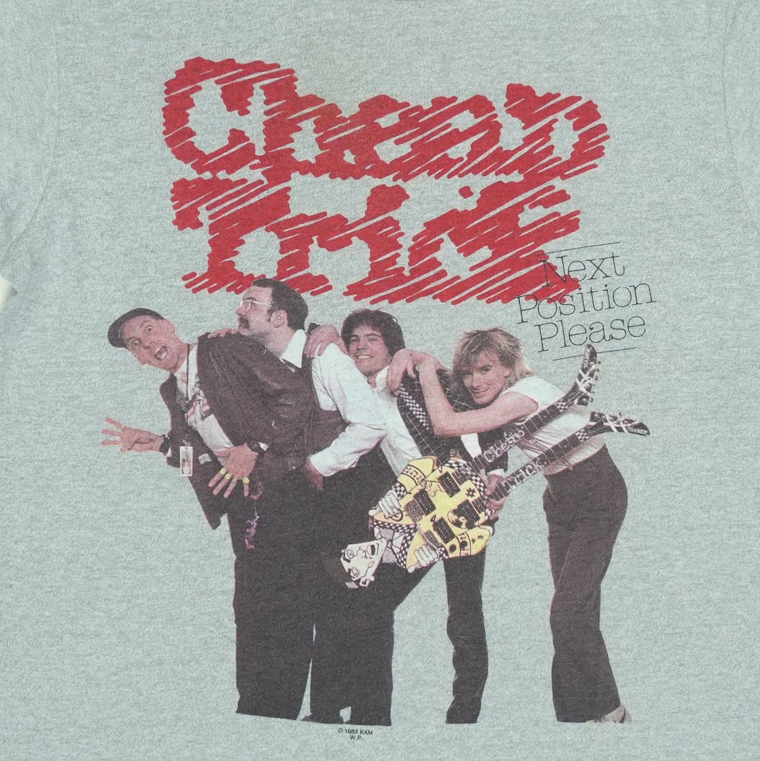 Shirt 1980s Cheap Trick Next Position Please Tour - 3