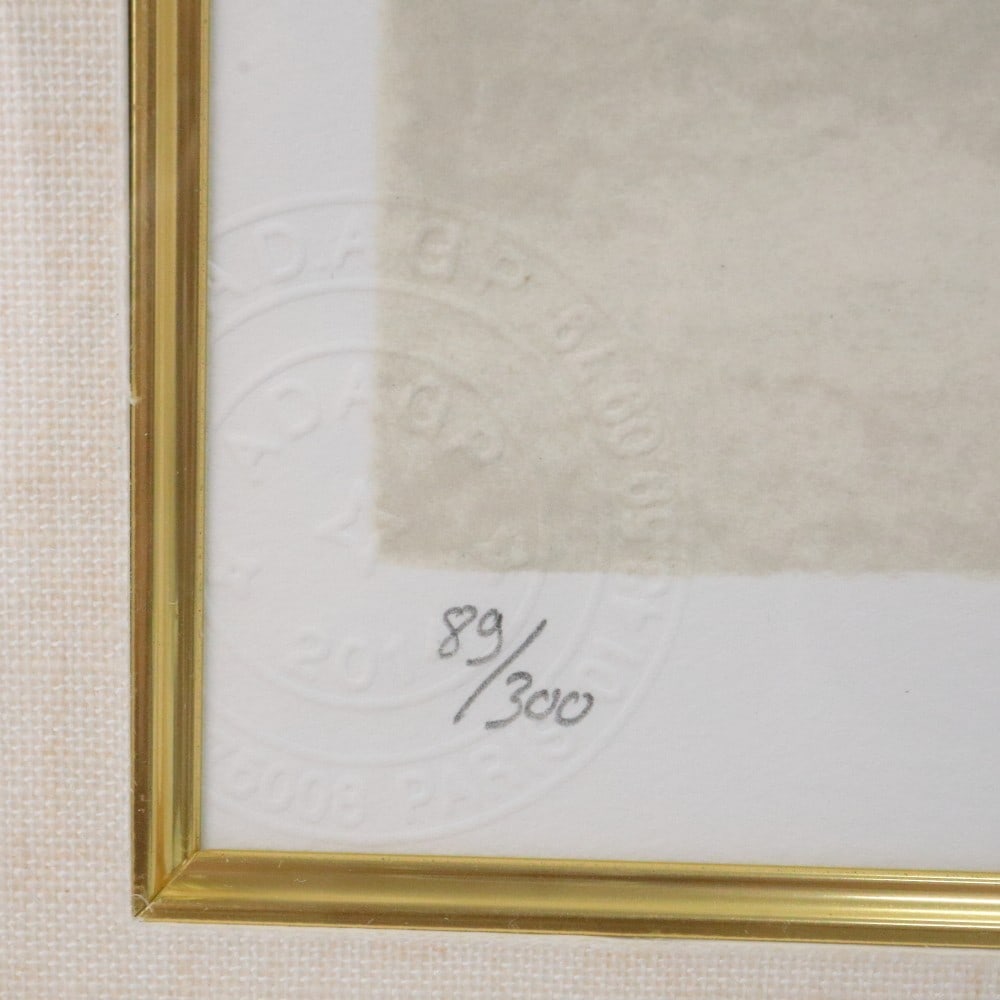 Framed Tsuguharu Foujita Mother & Child Cat Original Lithograph 89/ 300 COA - 5