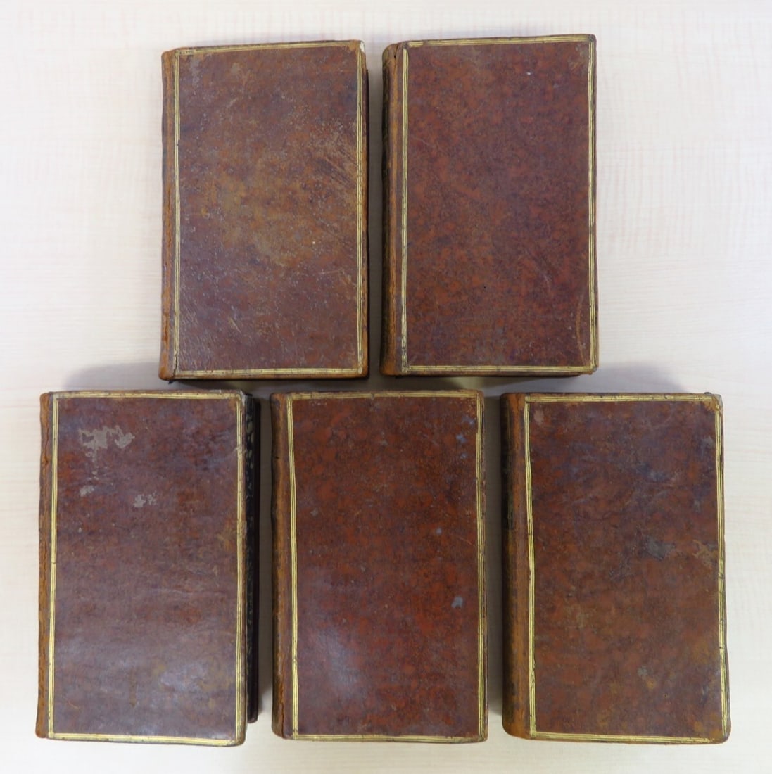 1781 - Oeuvres compltes de M. Helvetius - 1st Edition - Complete Set of 5 Volumes - 2