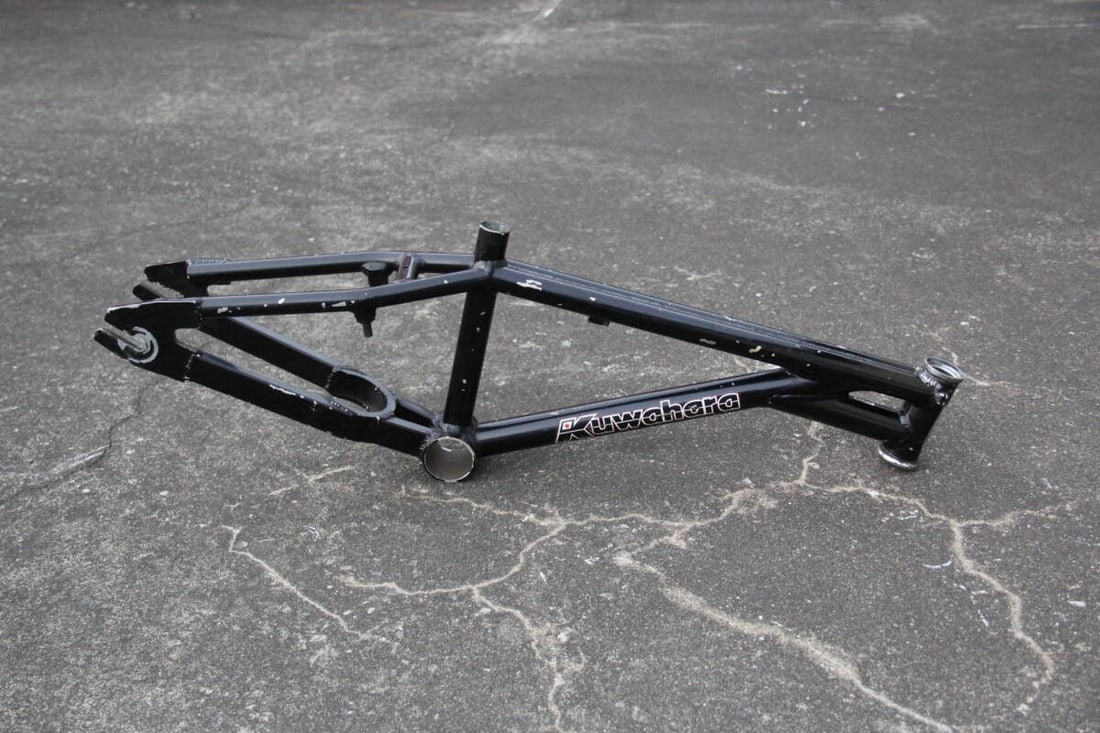 BLACK KUWAHARA PURSUE BMX Prototype Sample Aluminum Frame FLATLAND 20-inch - 4