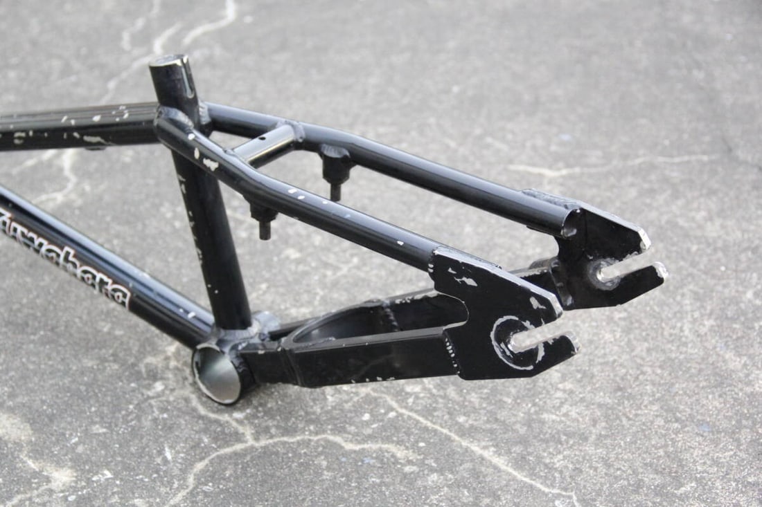BLACK KUWAHARA PURSUE BMX Prototype Sample Aluminum Frame FLATLAND 20-inch - 6