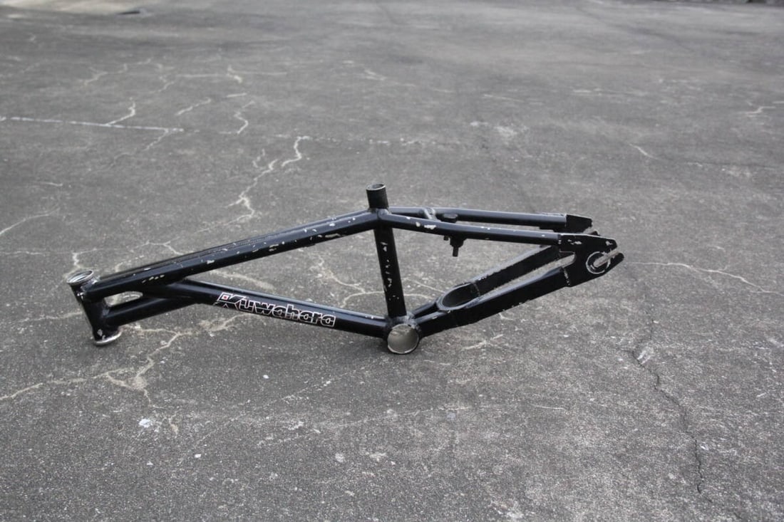 BLACK KUWAHARA PURSUE BMX Prototype Sample Aluminum Frame FLATLAND 20-inch - 7
