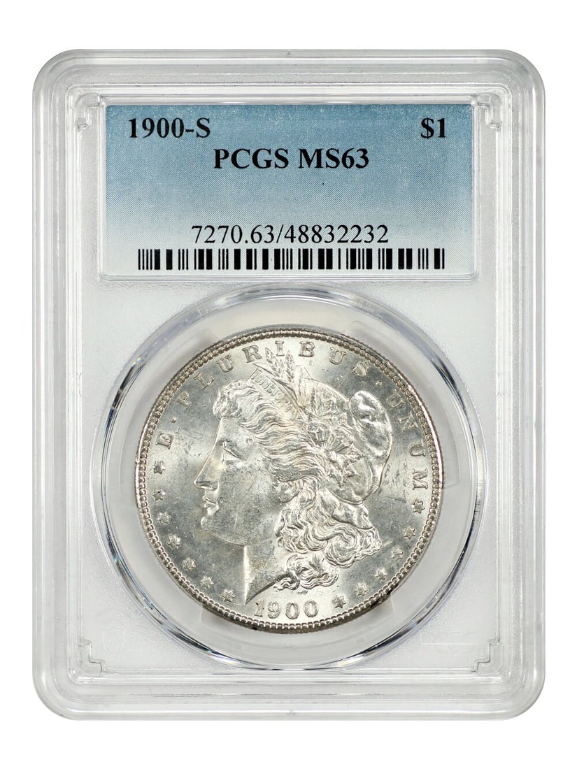 Morgan Dollar - 1900-S $1 PCGS MS63 (1 of 4)