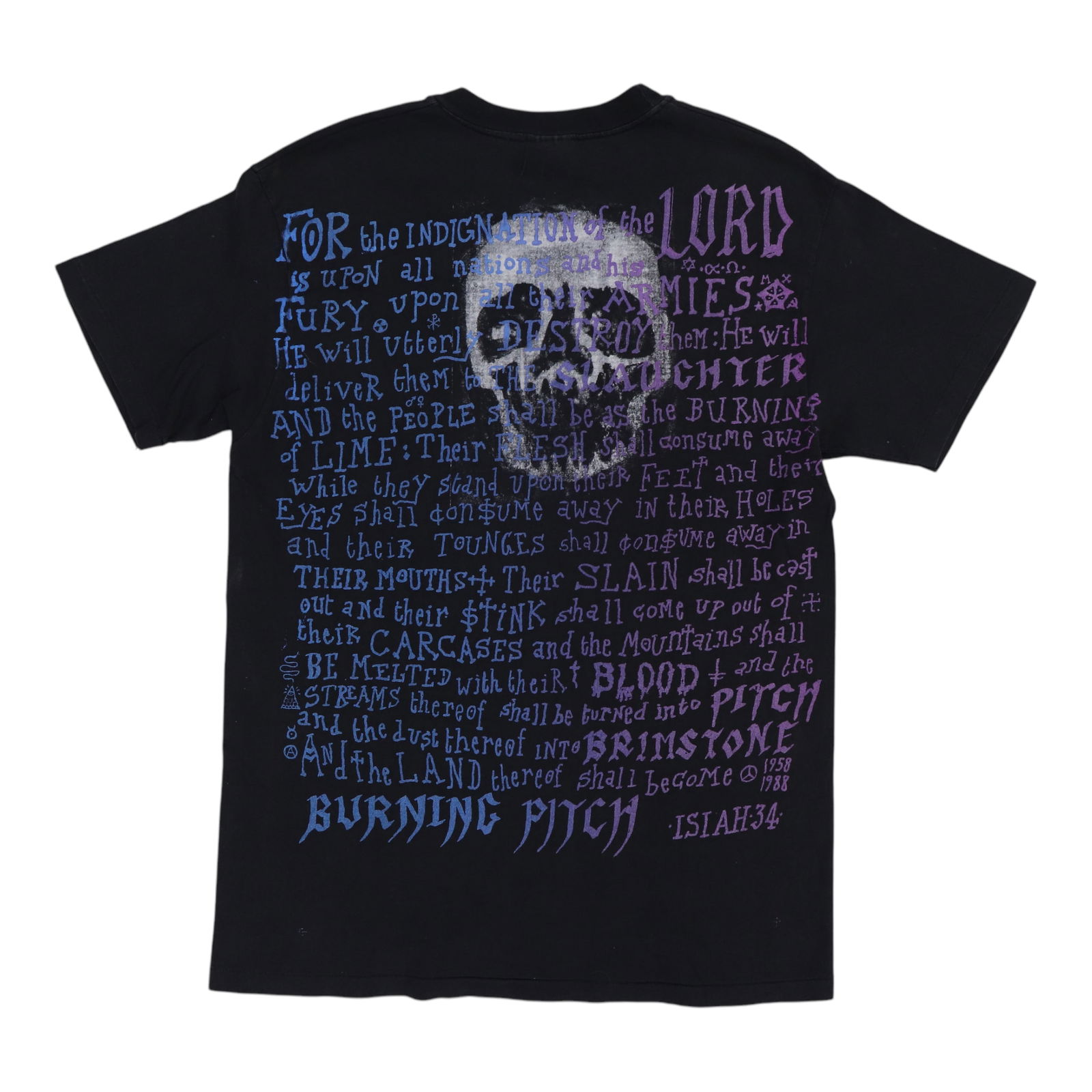 Shirt 1980s Aleister Crowley Peace Mosquitohead - 2