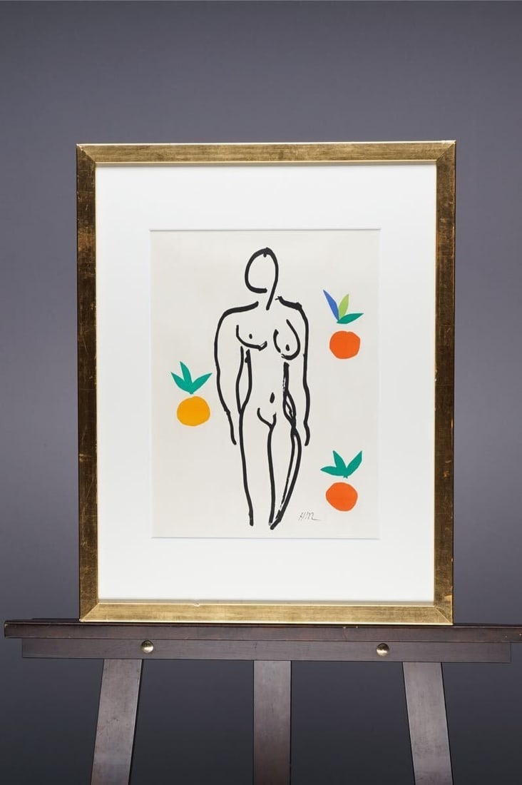 Framed Henri Matisse Printed Signed Lithograph "Orange and Nude from Verve" Well: Framed Henri Matisse Printed Signed Lithograph "Orange and Nude from Verve" Well This listing features Framed Henri Matisse Printed Signed Lithograph "Orange and Nude from Verve" Well. Item specifics