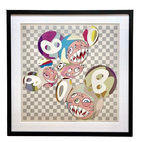 ED300 TAKASHI MURAKAMI PARA-KITI DOB 2001 edition autographed framed (1 of 8)