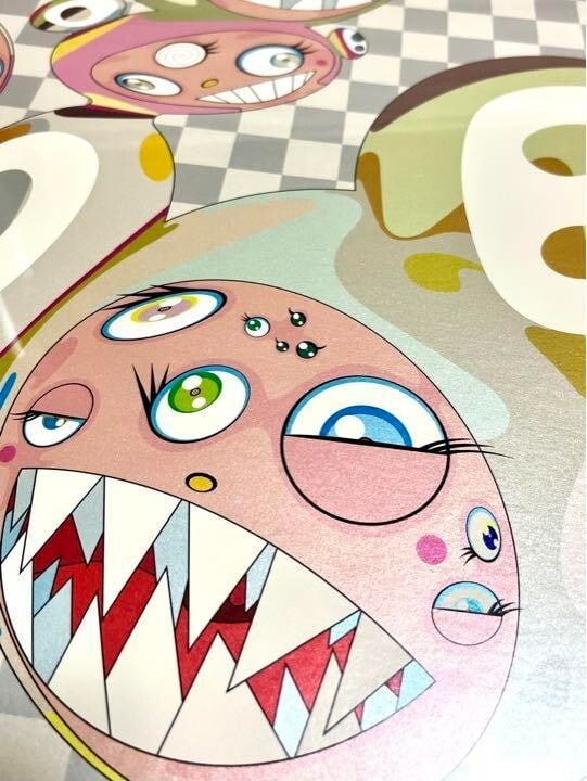 ED300 TAKASHI MURAKAMI PARA-KITI DOB 2001 edition autographed framed - 5