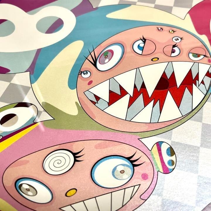 ED300 TAKASHI MURAKAMI PARA-KITI DOB 2001 edition autographed framed - 6