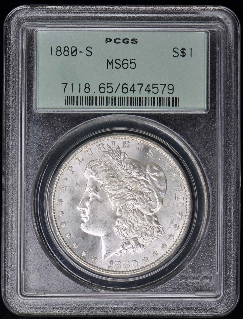 MS65 1880-S $1 Morgan Dollar PCGS (1 of 1)