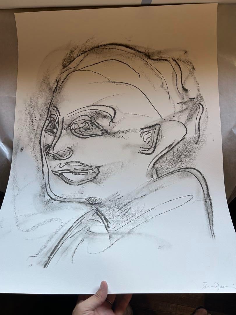 5 Sam Francis "Self-Portrait" 1973 Lithograph Edition Signed 4/ - 7