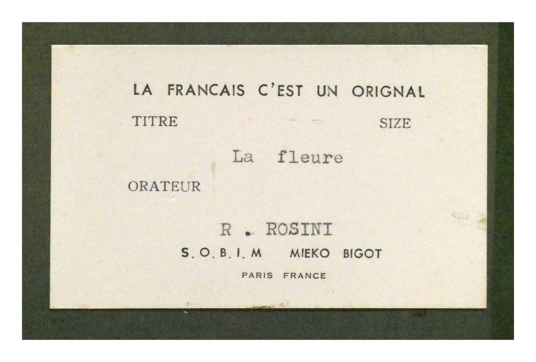 Framed R. Rosini La fleure Original Oil Painting Floral Still Life French Art - 5