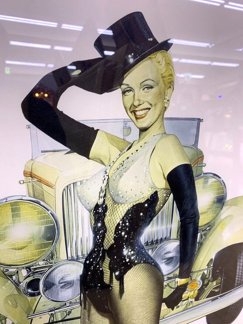 autographed Hajime Sorayama framed print edition - 2