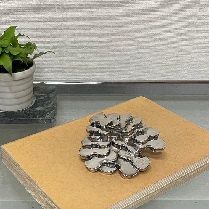 Sculpture Arman x Christofle Violin" Silver Paperweight 1983 Rare Nouveau - 2