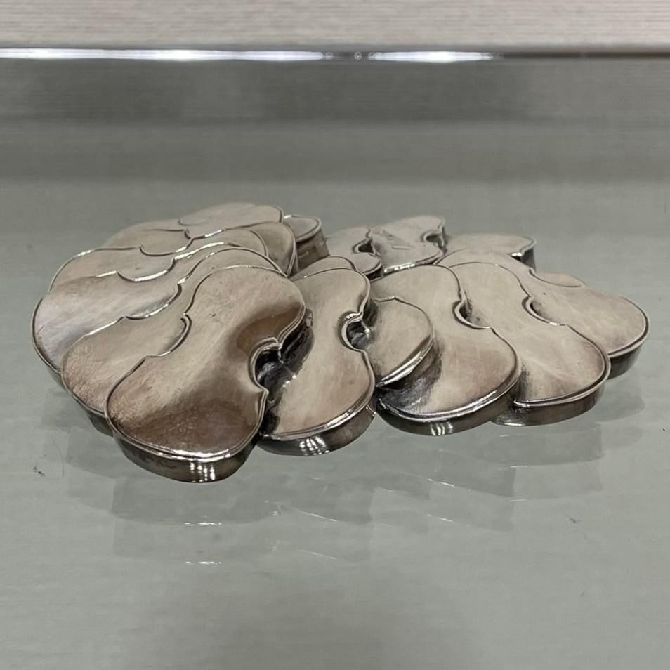 Sculpture Arman x Christofle Violin" Silver Paperweight 1983 Rare Nouveau - 3