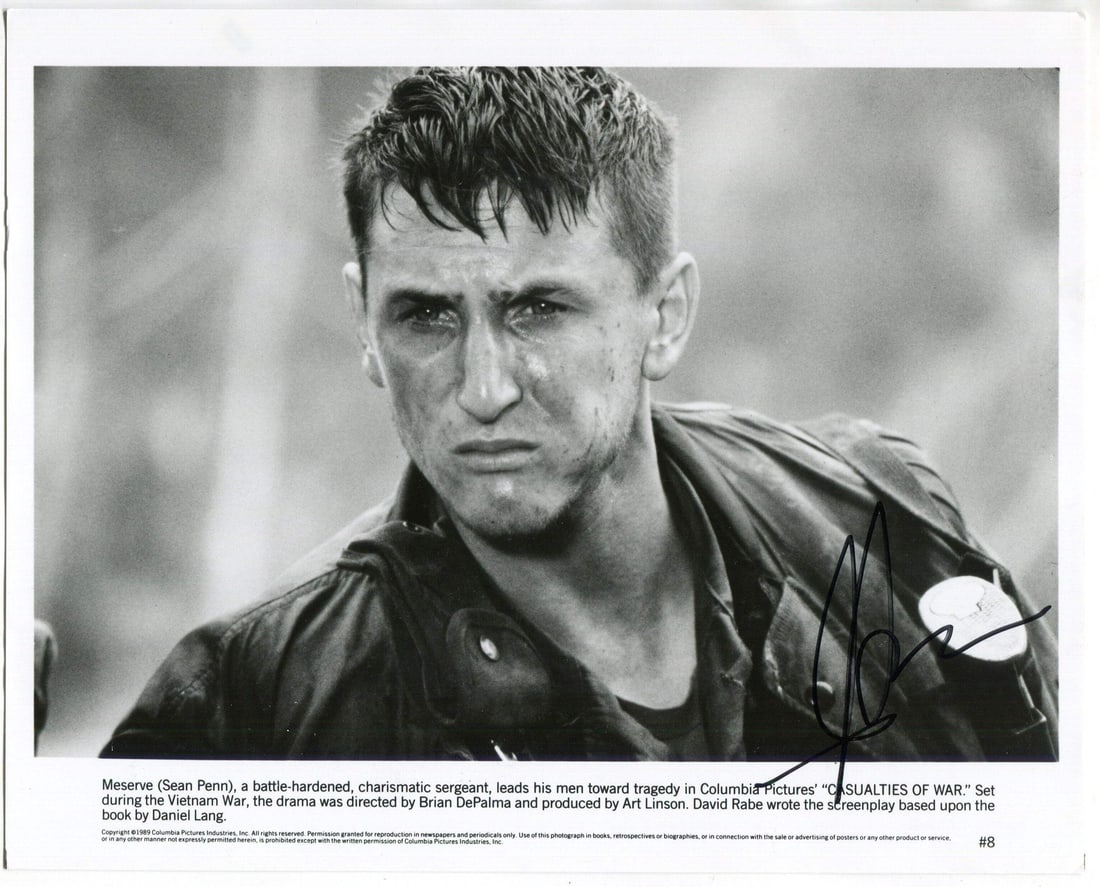 Photo Sean Penn Autographed 8x10 (1 of 1)