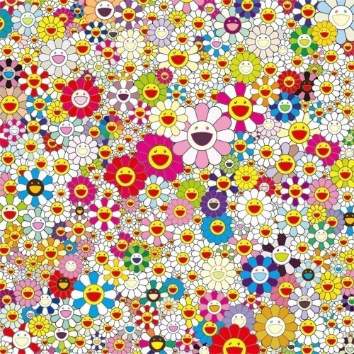 ed.300 - Takashi Murakami "Flower Garden in Heaven" Offset Poster Signed (1 of 4)
