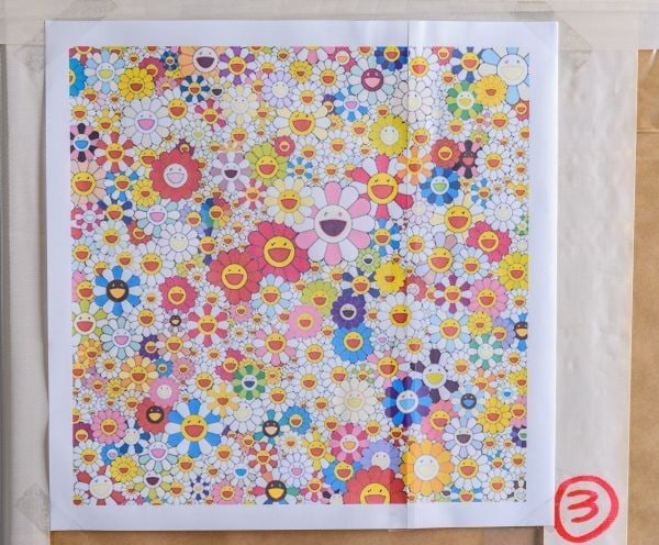 ed.300 - Takashi Murakami "Flower Garden in Heaven" Offset Poster Signed - 3