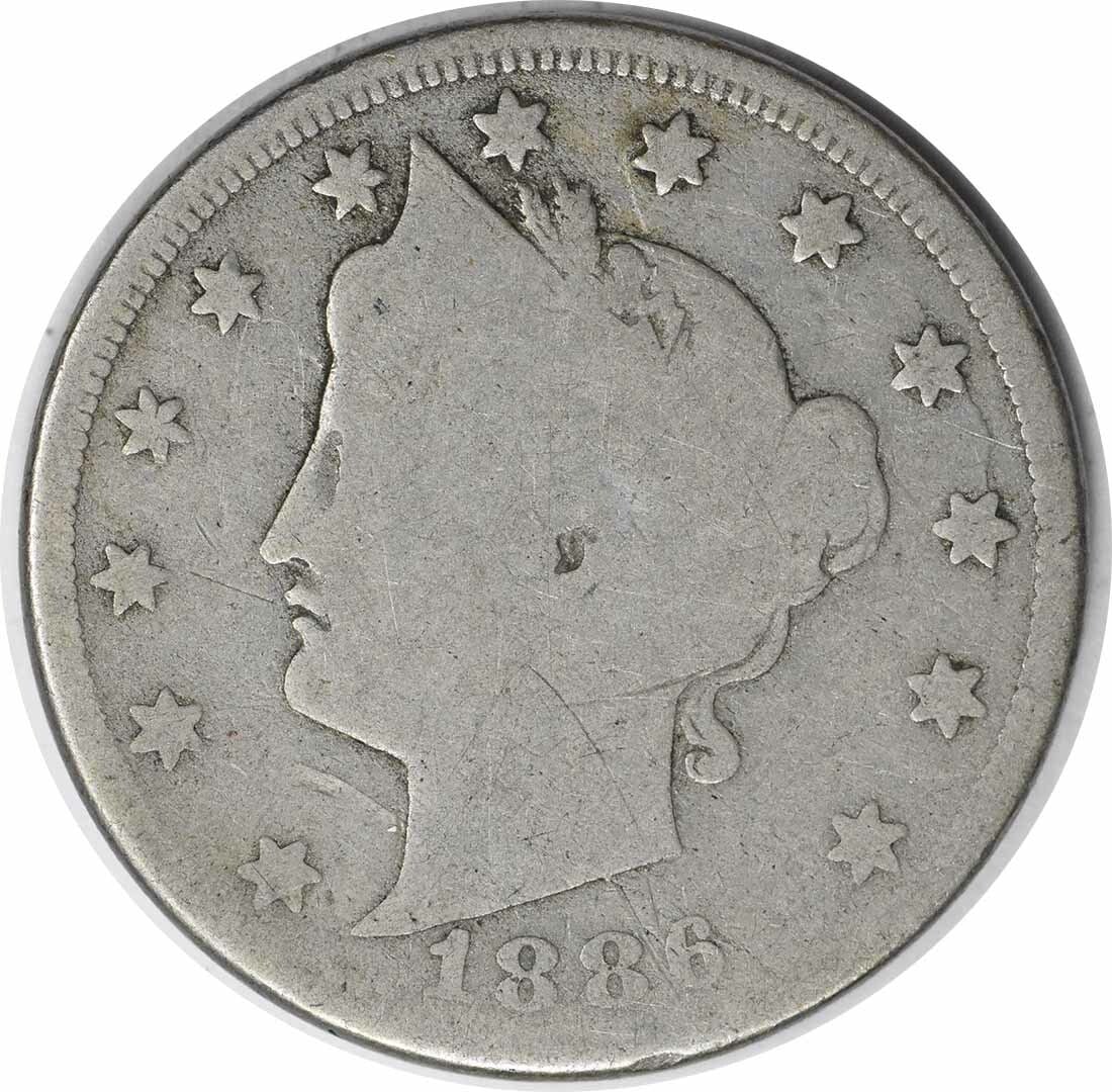 Uncertified 1886 Liberty Nickel G (1 of 2)