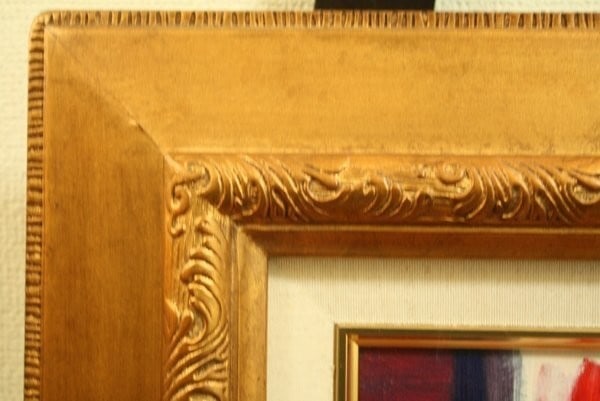 1 blanche" Original Oil Painting on Canvas 27x22cm - Helene Pichot "4 rouges - 6