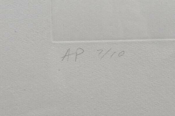 1937) Original Etching Aquatint Pencil Signed AP10 - Robert Mangold (American - 7