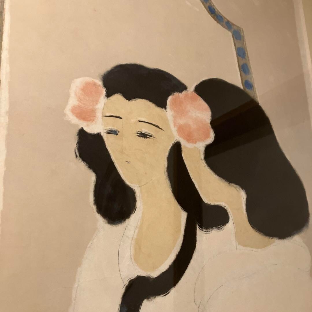 Framed ANDRE BRASILIER "Mirror and woman" LithographLimited 3/ 150 Print Signed - 4