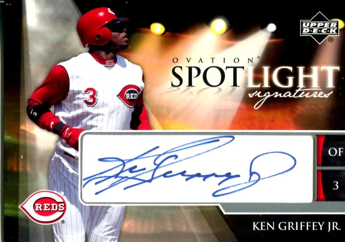 Card Ken Griffey Jr. 2004 Ovation Spotlight Autographed (1 of 2)