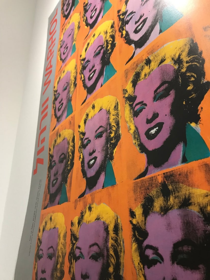 27" Andy Warhol Tel Aviv Israel 1992 Exhibition Poster Marilyn Monroe 39" x - 5