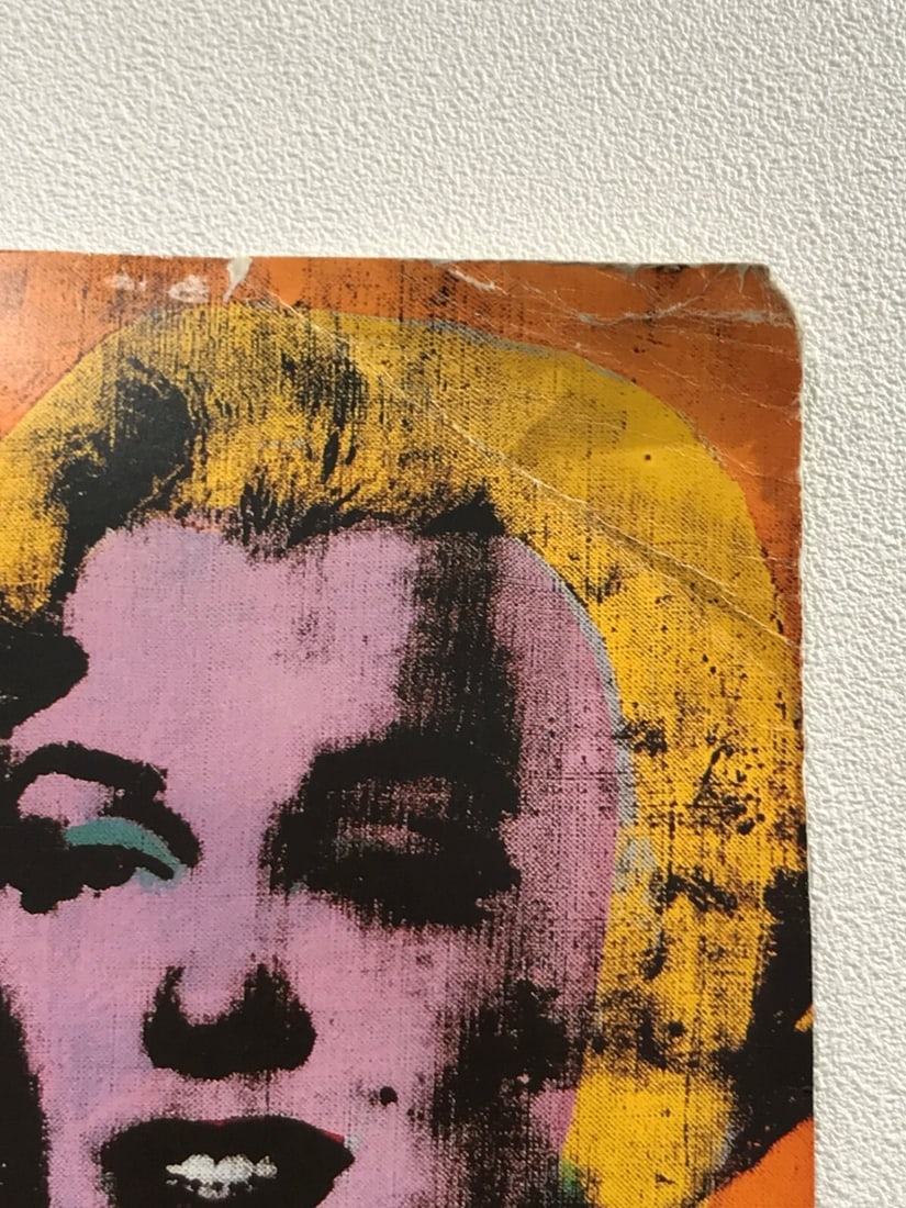27" Andy Warhol Tel Aviv Israel 1992 Exhibition Poster Marilyn Monroe 39" x - 8