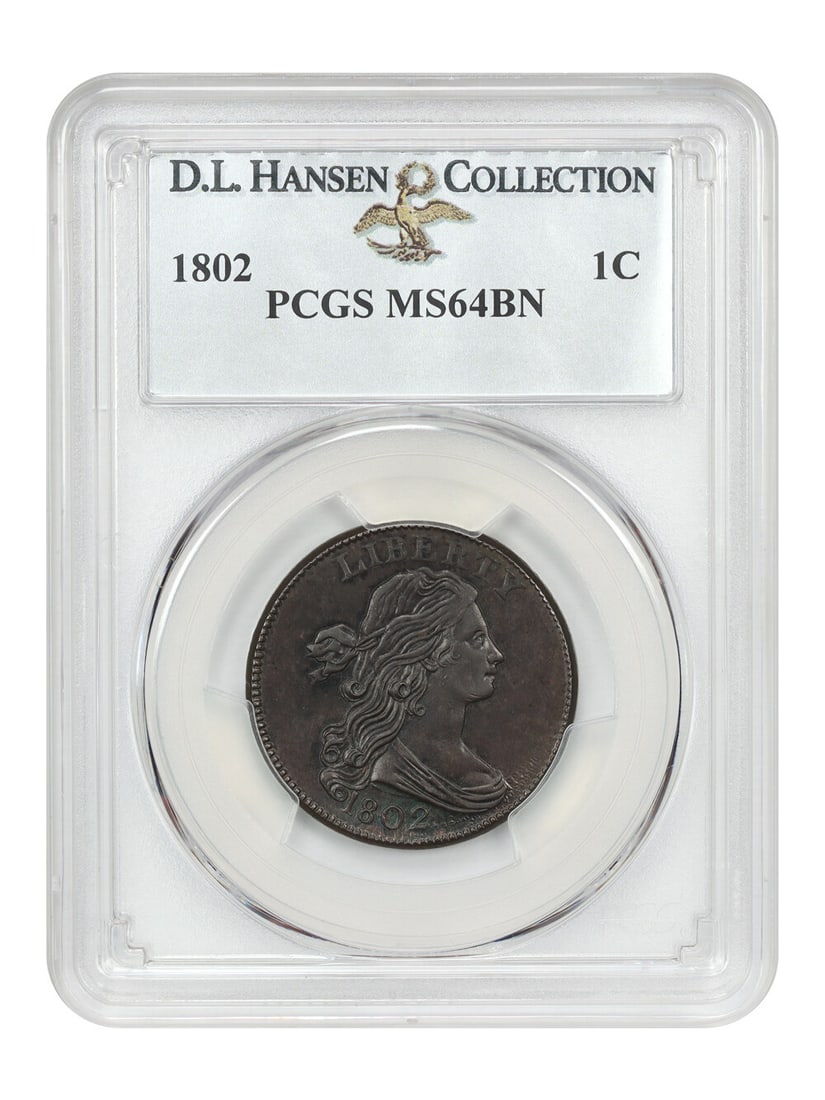 Hansen 1802 1C PCGS MS64BN ex: D.L.: Hansen 1802 1C PCGS MS64BN ex: D.L. This listing features Hansen 1802 1C PCGS MS64BN ex: D.L.. Item specifics are provided below. Item Specifics: Certification: PCGS Certification Number: 50191828 Cir