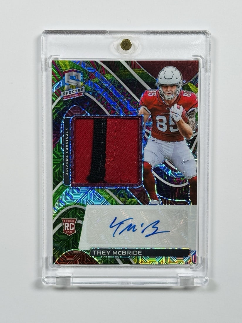 10 2022 PANINI SPECTRA TREY MCBRIDE #221 ROOKIE PATCH AUTO/: 10 2022 PANINI SPECTRA TREY MCBRIDE #221 ROOKIE PATCH AUTO/ This listing features 10 2022 PANINI SPECTRA TREY MCBRIDE #221 ROOKIE PATCH AUTO/. Item specifics are provided below. Item Specifics: Card