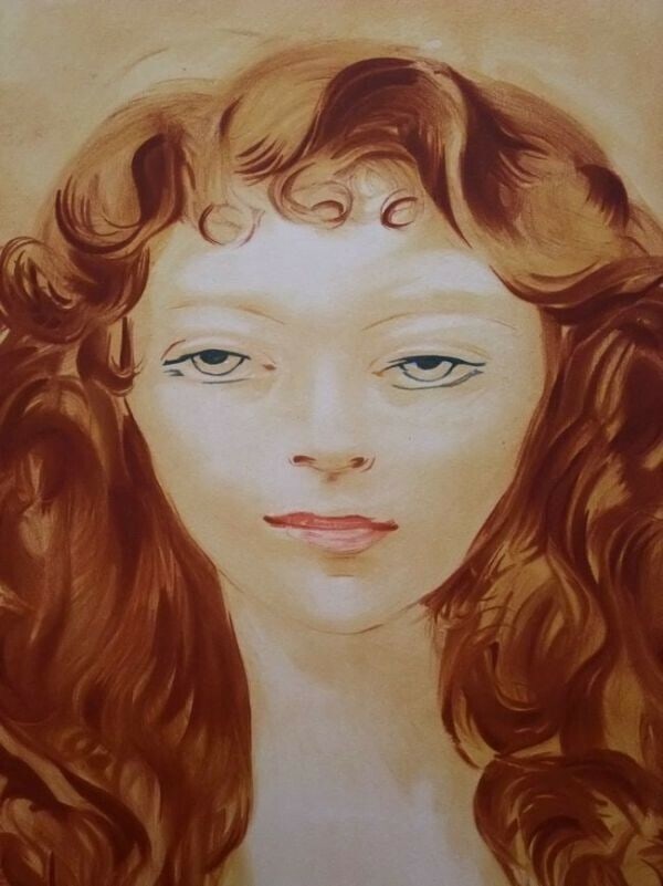 Numbered Moise Kisling Lithograph Estampe Women Portrait Signed - 4