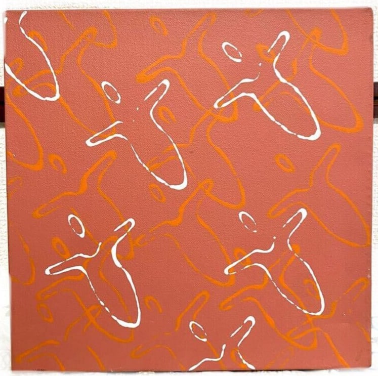 Art Andy Lakey -The color of angels Original Painting on Canvas Signed Spiritual (1 of 2)