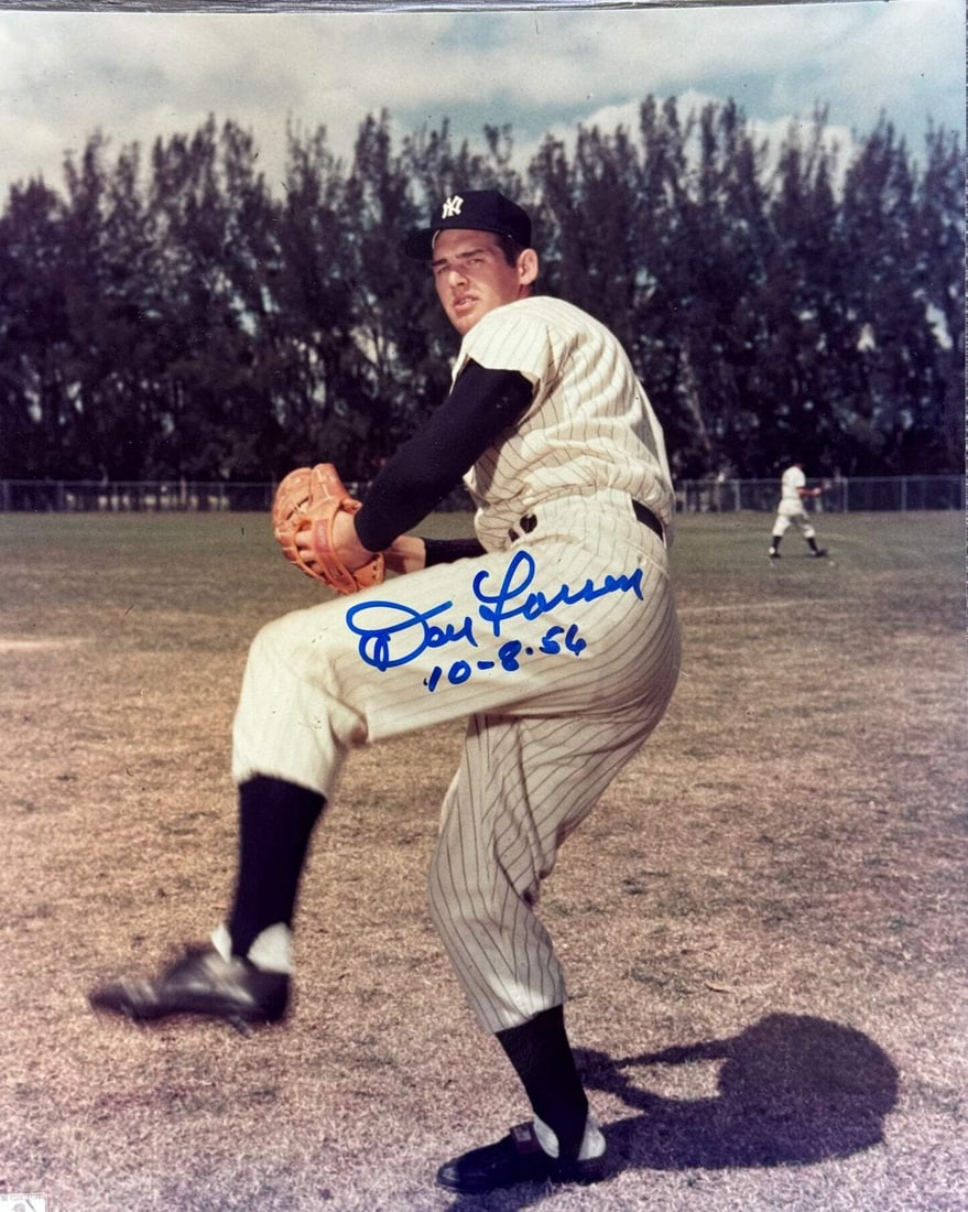 Photo Don Larsen Autographed 8x10 Baseball (1 of 1)
