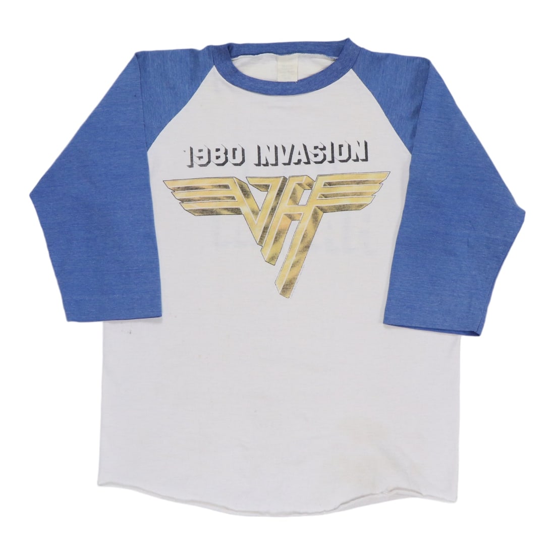 Shirt 1980 Van Halen Invasion Tour Jersey: Shirt 1980 Van Halen Invasion Tour Jersey This listing features Shirt 1980 Van Halen Invasion Tour Jersey. Item specifics are provided below. Item Specifics: Size: Medium Era: 1980s Color: White Mater