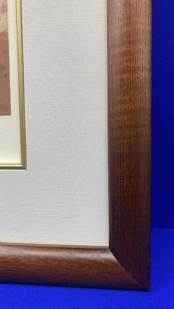 Print Mark King Silk Screen Serigraph Hunt Series Setting Out USA Signed - 10