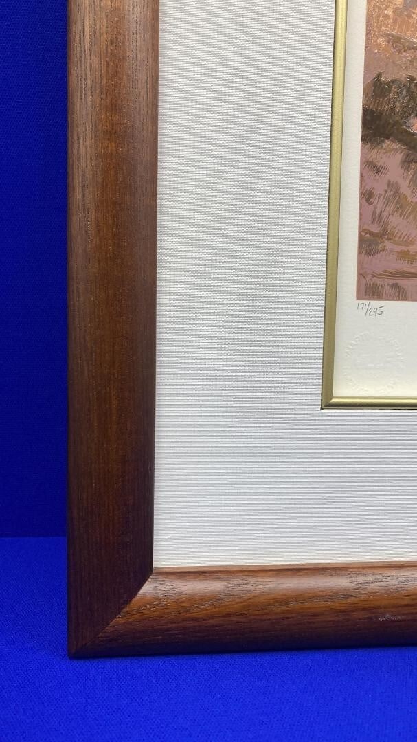 Print Mark King Silk Screen Serigraph Hunt Series Setting Out USA Signed - 11