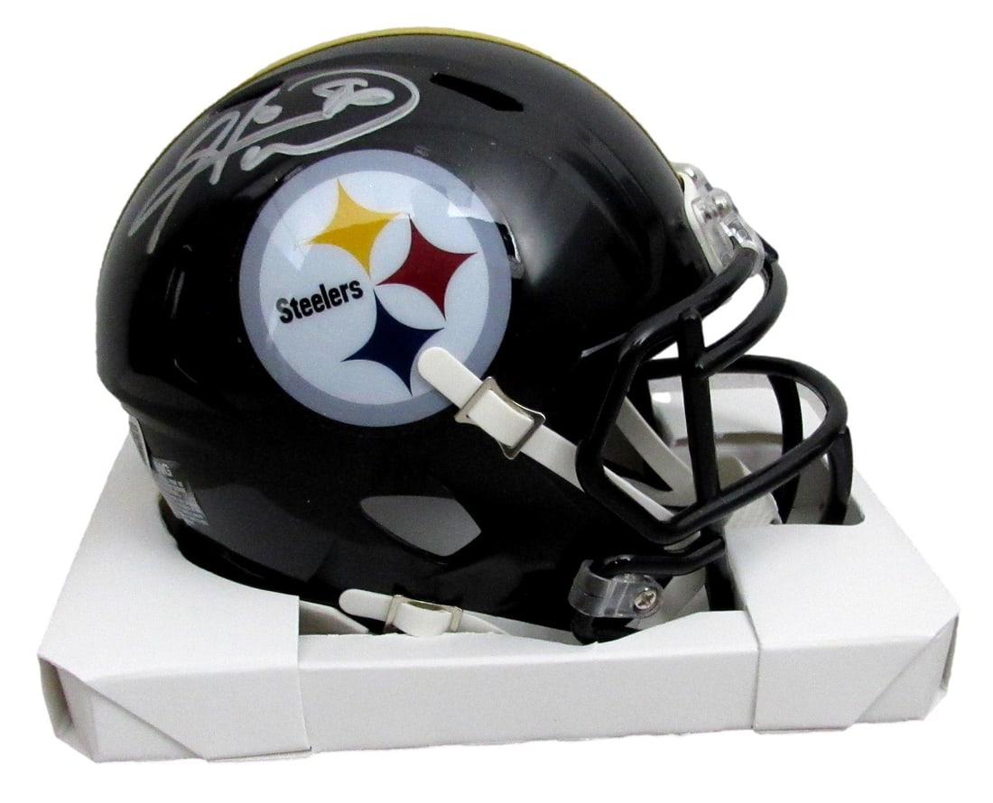 204023 Hines Ward Signed/ Autographed Black Speed Mini Helmet Steelers Beckett (1 of 6)
