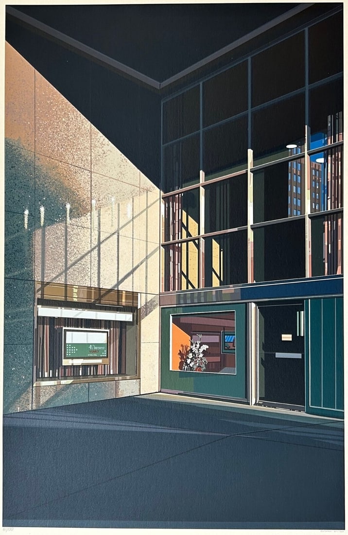 Signed Richard Estesfrom Urban Landscapes ? Venezia-MuranoSilkscreen Edition (1 of 1)