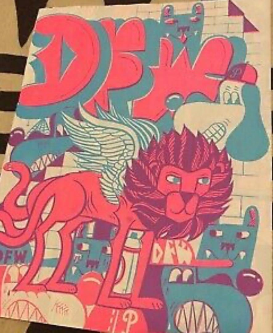 Poster Barry McGee DFW Comics - 4