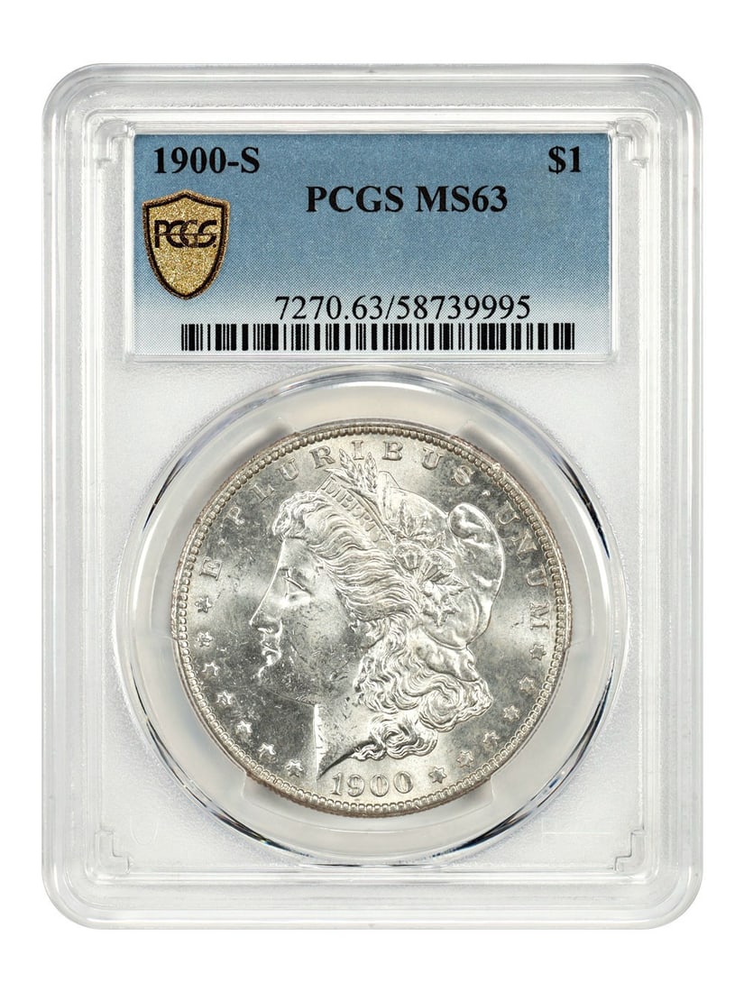 Morgan Dollar - 1900-S $1 PCGS MS63 (1 of 4)