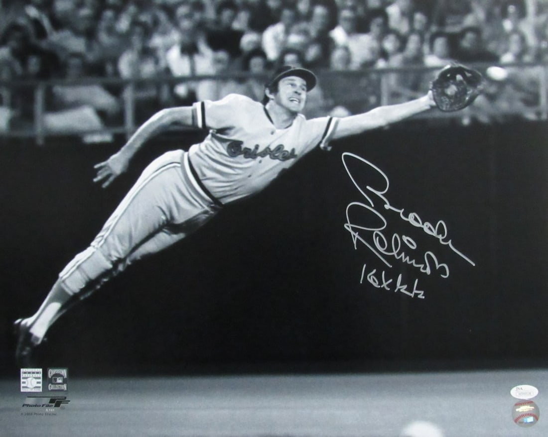 190520 Brooks Robinson HOF Signed/ Inscr 16x20 B/ W Photo Baltimore Orioles JSA: 190520 Brooks Robinson HOF Signed/ Inscr 16x20 B/ W Photo Baltimore Orioles JSA This listing features 190520 Brooks Robinson HOF Signed/ Inscr 16x20 B/ W Photo Baltimore Orioles JSA. Item specifics