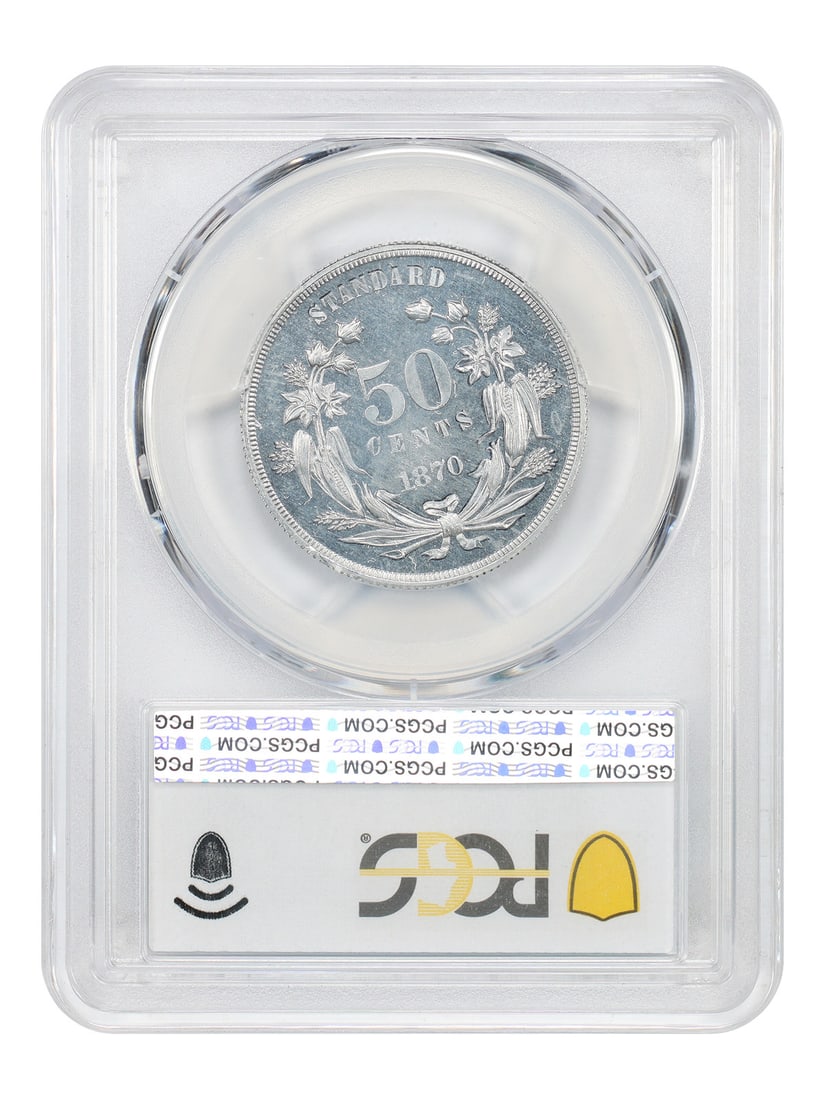 Patterns - Pattern: 1870 50C PCGS/ CAC PR65CAM (J-955) - 2