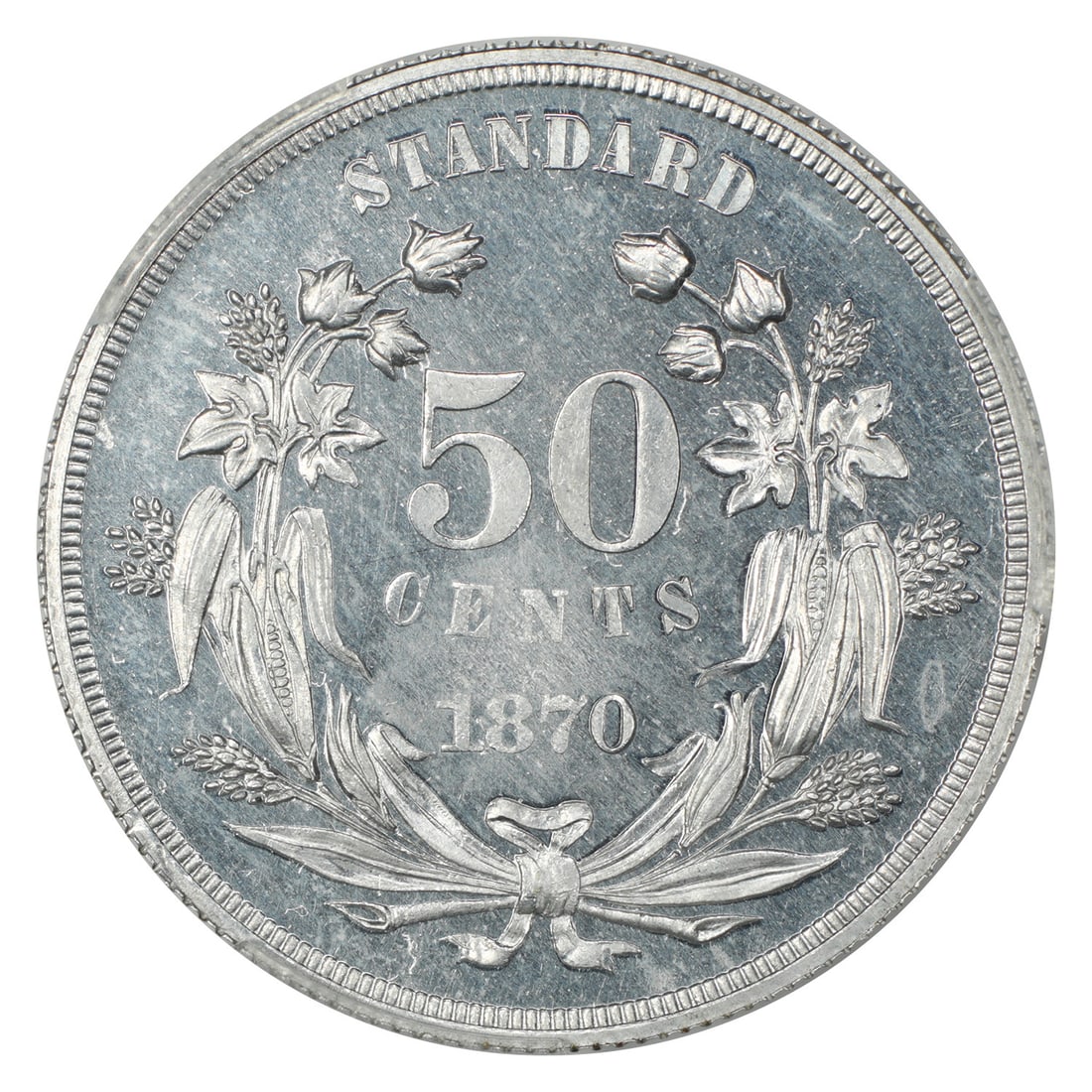 Patterns - Pattern: 1870 50C PCGS/ CAC PR65CAM (J-955) - 4